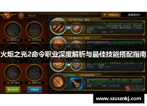 火炬之光2命令职业深度解析与最佳技能搭配指南